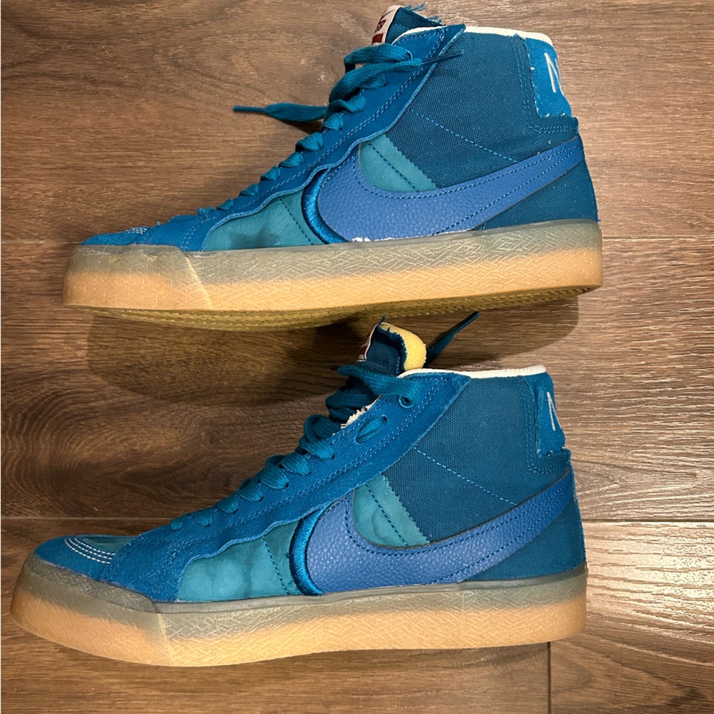 Nike SB Blazer Mid Premium Plus Teal Gum shoes size 9M/10.5W Skate